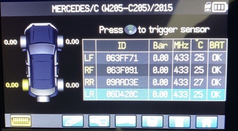 Senzori presiune mercedes A B C E S GLK GLC GLE GLS CLS ML CLA class