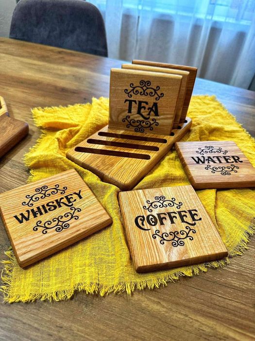 Ръчно изработени дъски за мезета, подноси изделия от дърво