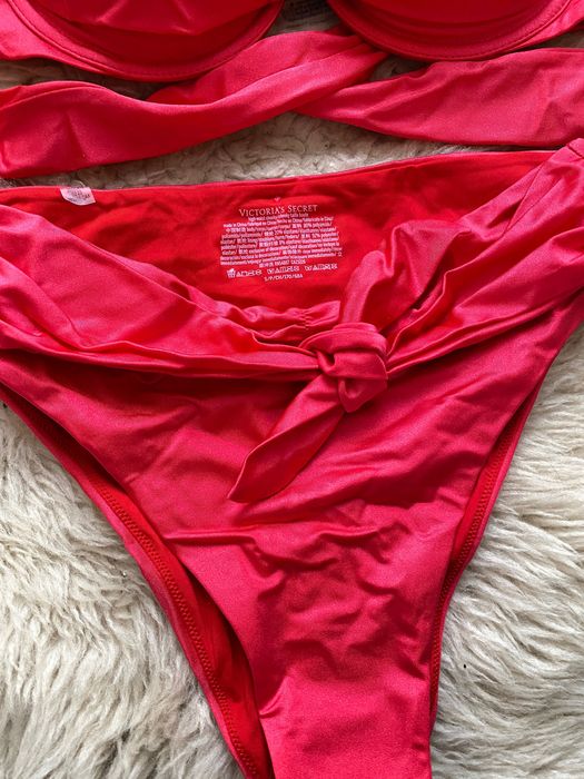 Червен бански за жени с високи бикини Victorias secret
