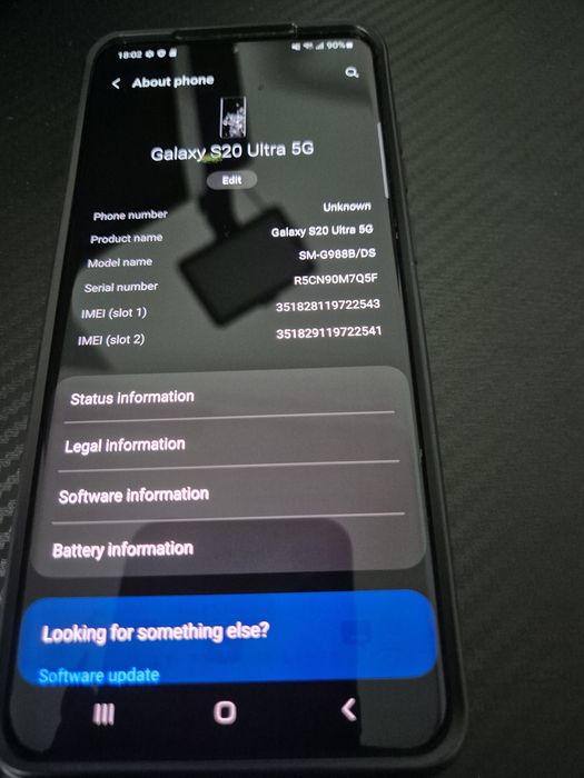 Samsung S20 ultra 5G funcțional