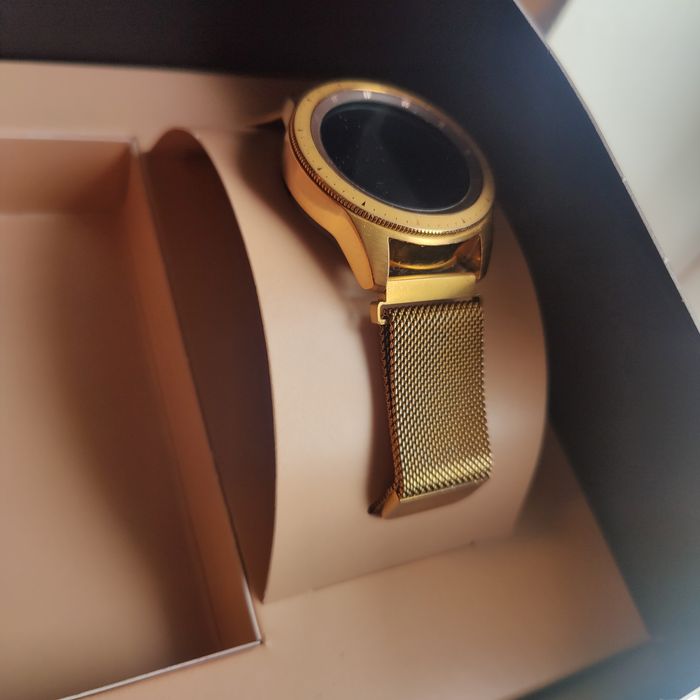 Ceas de damă Samsung Galaxy Watch Smartwatch Auriu Gold Rose Roz