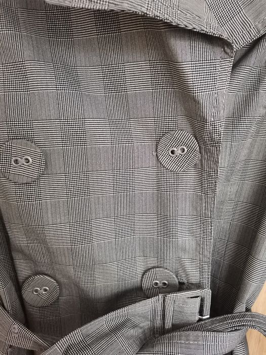 Trench-Coat H&M 34 XS, gri, model vintage