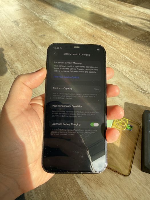 iPhone 12 pro max 256GB midnight blue