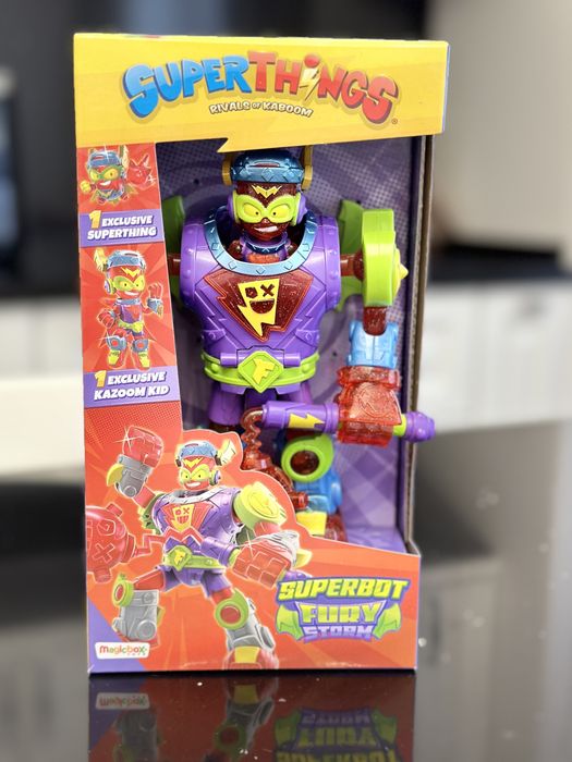 Superbot Fury Storm + Kazoom Kid & vehiculul Speed Fury