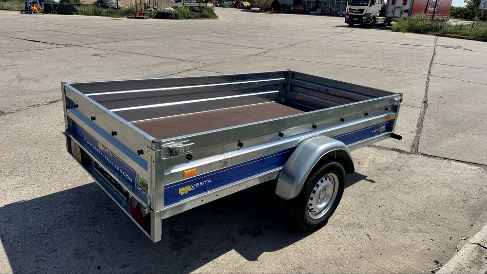 Remorca auto Vesta 250x135x38cm 750kg cat B  Rabatabila