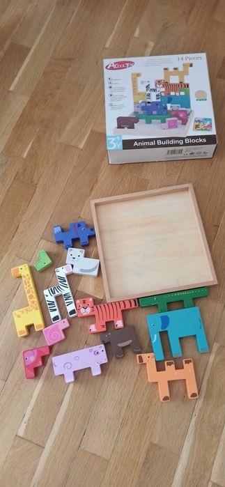 Дървен тетрис занимателна игра