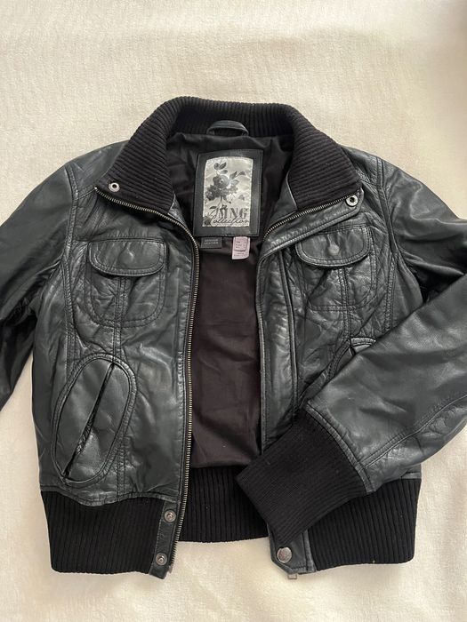 Geaca din piele adevarata