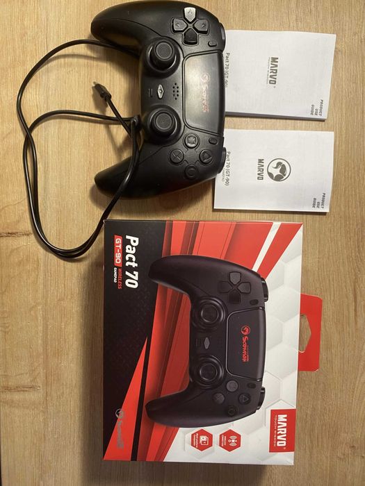 PS4 Wireless Controller / Джойстик за PS4, PC и Телефон + Кутия (Marvo GT-90)