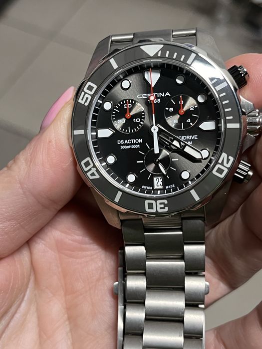 Ceas Certina DS Action Chronograph Titan . Ca nou