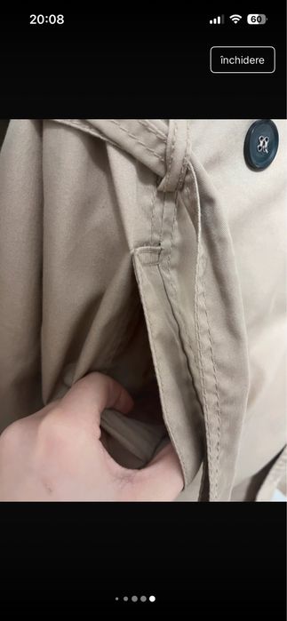 Palton maroniu plm kie