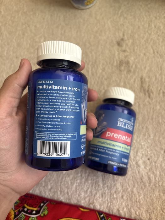 Mommy's Bliss Prenatal Multivitamin + Iron (45 капсул)