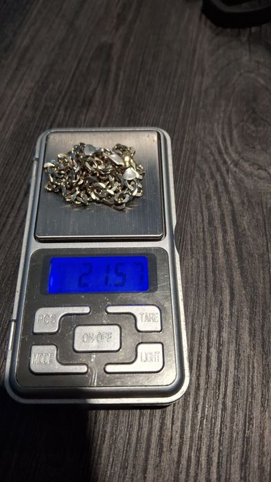 Златен Синджир Панцер Бяло Злато - 21.57гр 14к.