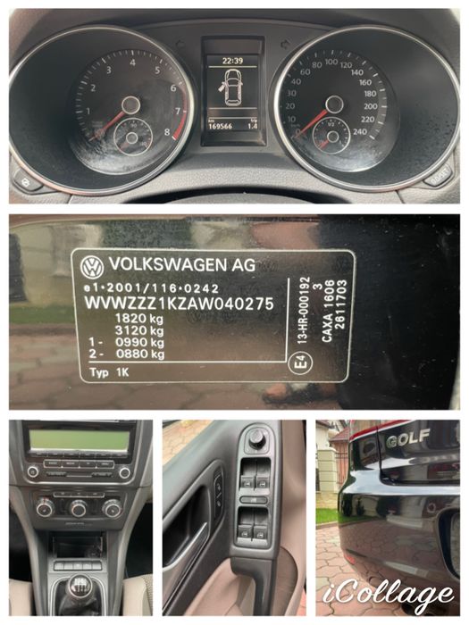 VW Golf VI,2010,euro5**Garantie*Rate*