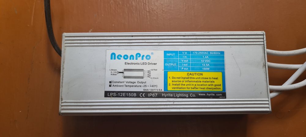 Led драйвер для вывесок водонепроницаемый