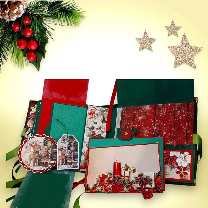 Ръчно изработен коледен албум за снимки
