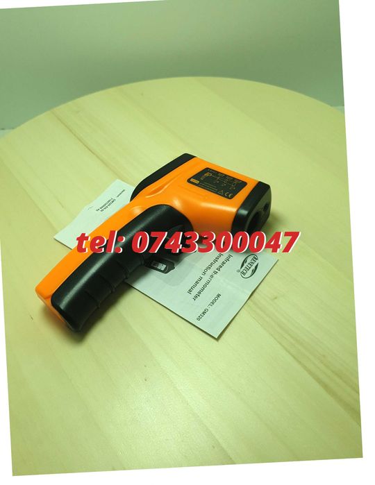 Termometru Infrarosu Ir Receptor Ir Electronic Laser -50 / +360 Grade Pentru Masurarea Temperaturii Fara Contact In Domeniul Indicat