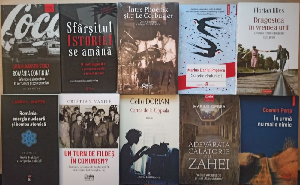 Carti de istorie despre istoria romanilor, despre comunism (lichidare biblioteca)