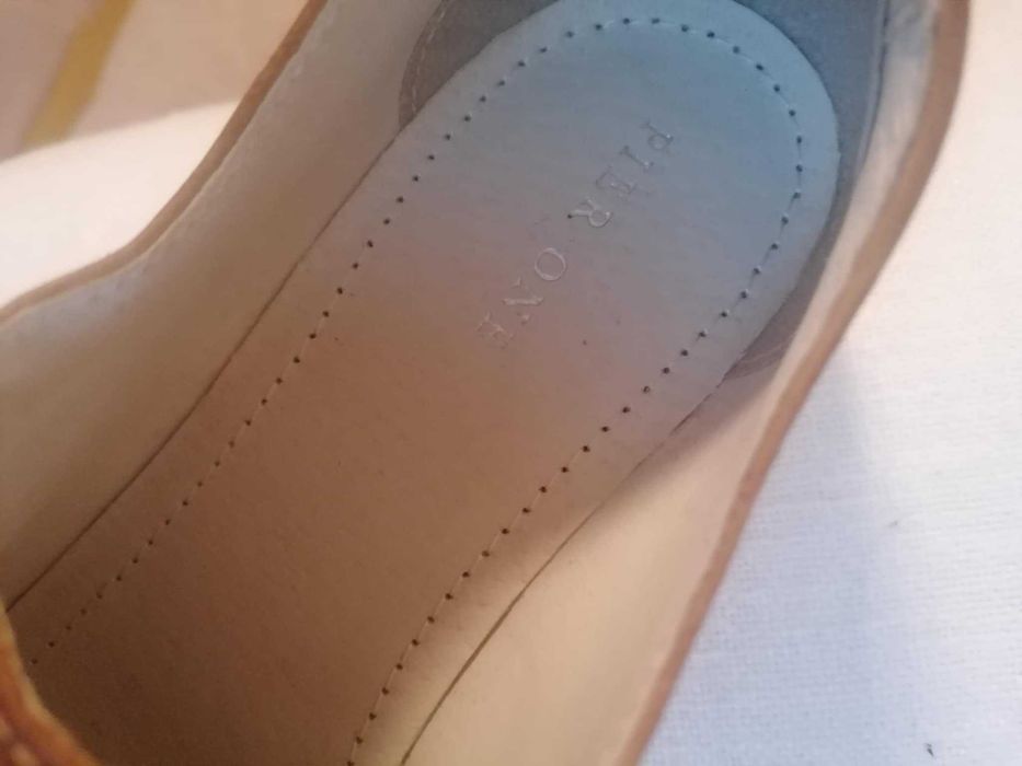 Елегантни ежедневни кожени дамски обувки - оксфордки