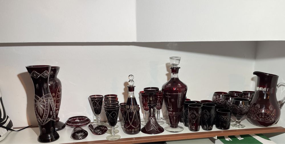 Pahare , Vaza, Scrumiera Rubin Rubine