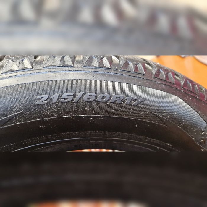 Шины б/у  215×60×R17