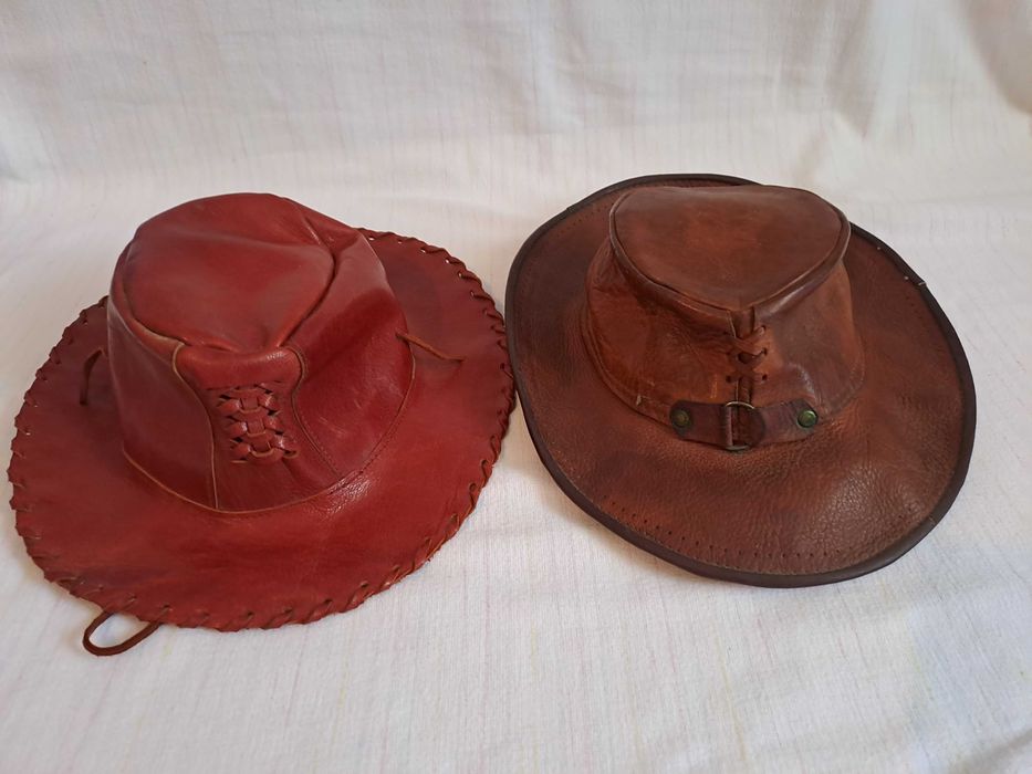 palarie cowboy piele veche