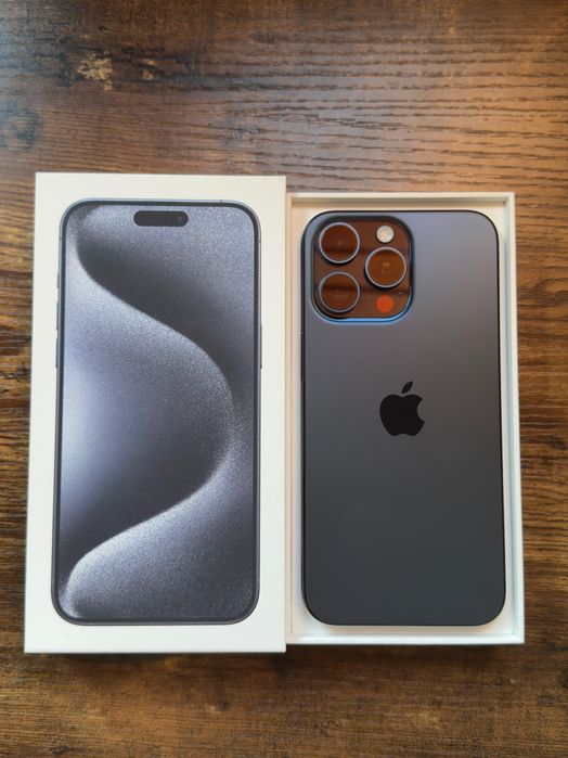 Iphone 15 pro max blue titanium 256 GB: 87% baterie
