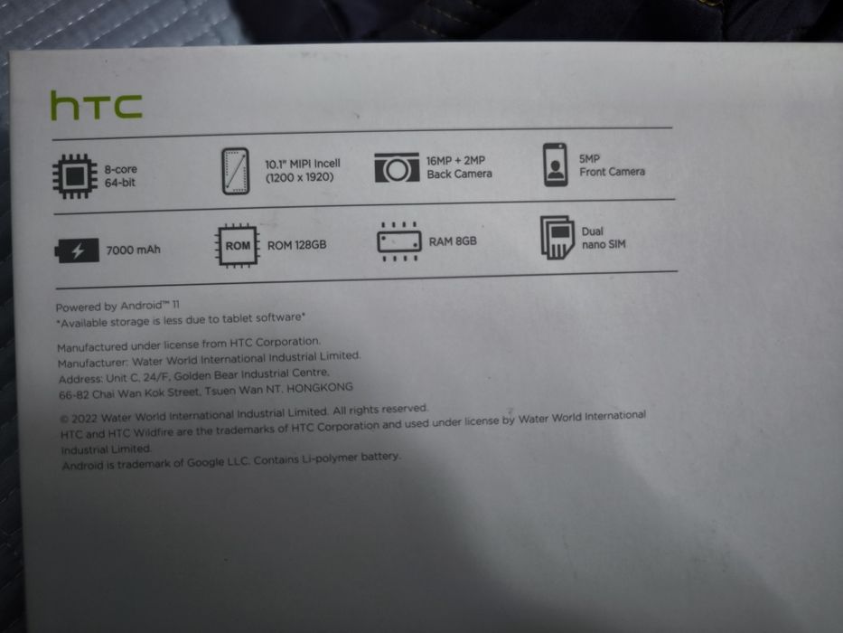 Продам планшет HTC A101