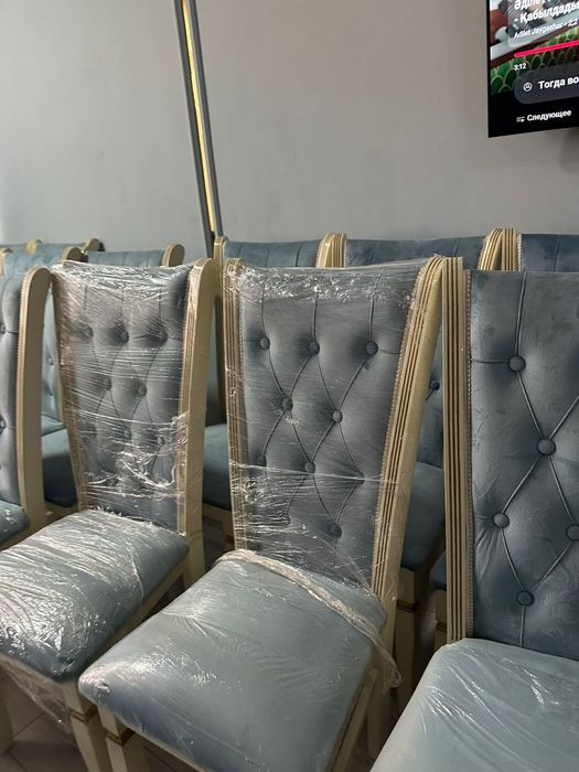 Стулья цвет голубой, новый
