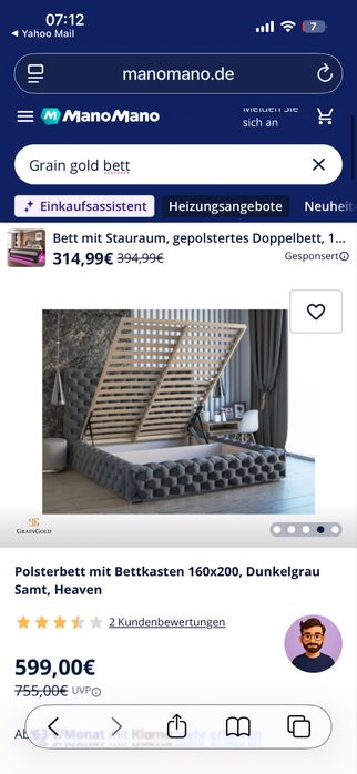 Vand dormitor complet