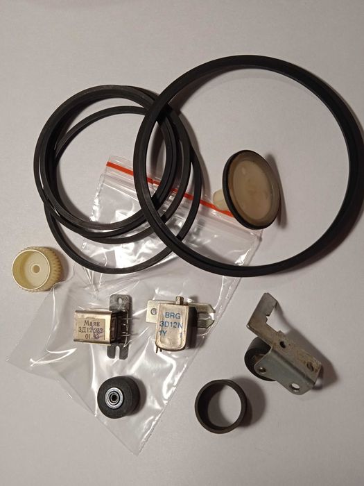 Пассики, ролики, головки к магнитофону