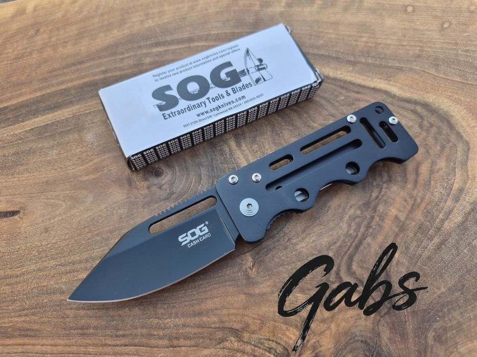 Сгъваем нож SOG Cash Card щипка за пари и карти EZ-4