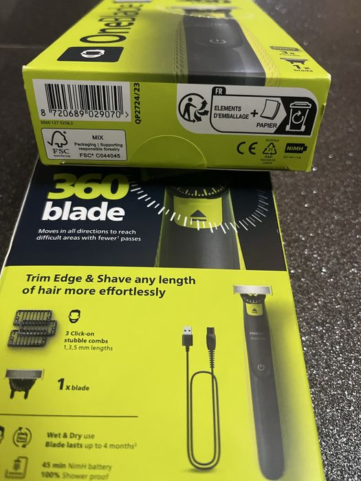 Aparat ras PHILIPS OneBlade 360