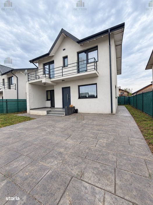 Casă individuală P+1E, 4 camere, 3 băi – Comuna Berceni
