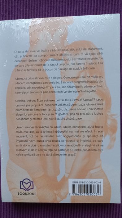 Carte " Iubirea traita constient nu doare"