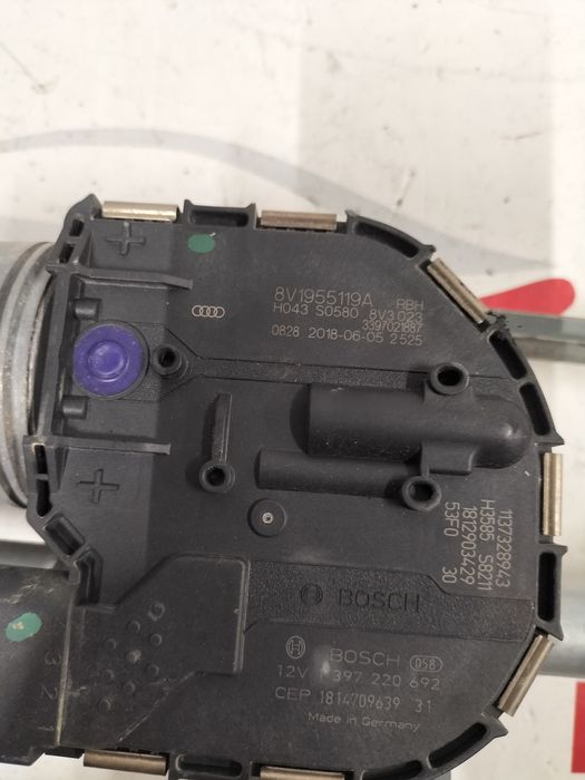 Моторче - механизъм предни чистачки Audi A3 8V / Ауди А3 2018г.