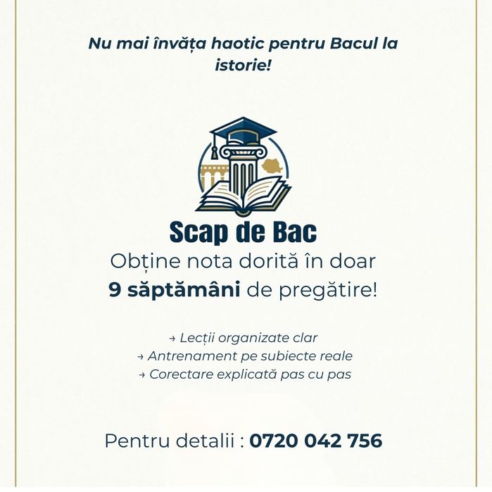 Meditații BAC Istorie