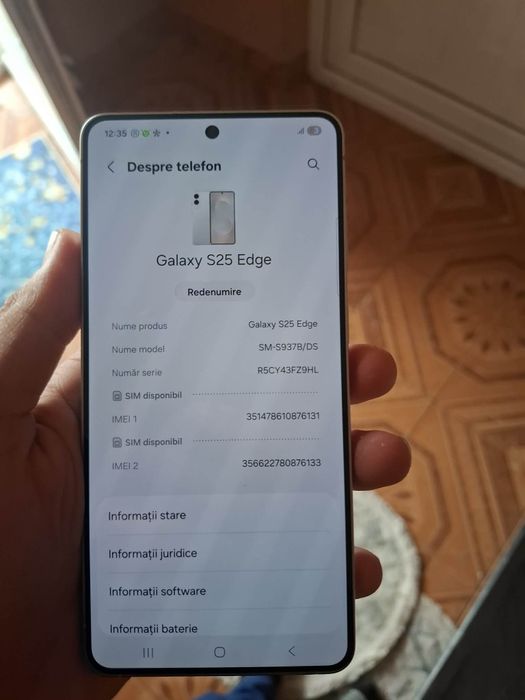 Vand sau schimb cu iphone  samsung galaxy s25 edege
