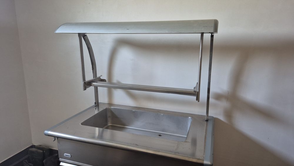 Vitrina  calda de inox