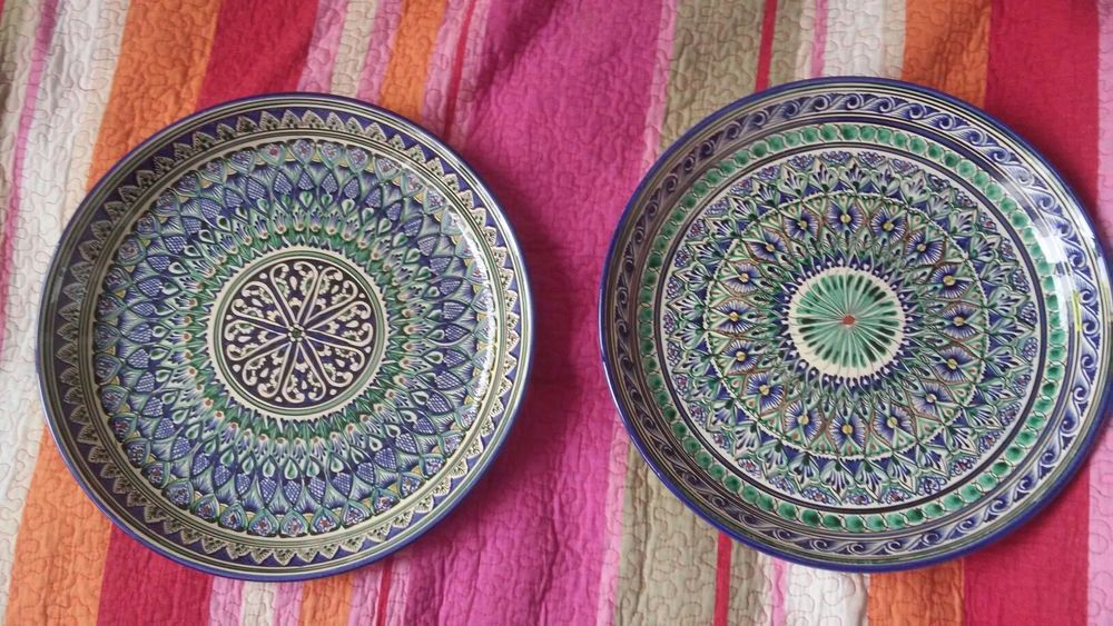 Узбекская тарелка Ляган.