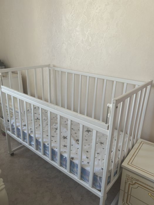 Детская кровать с ортопед матрасом