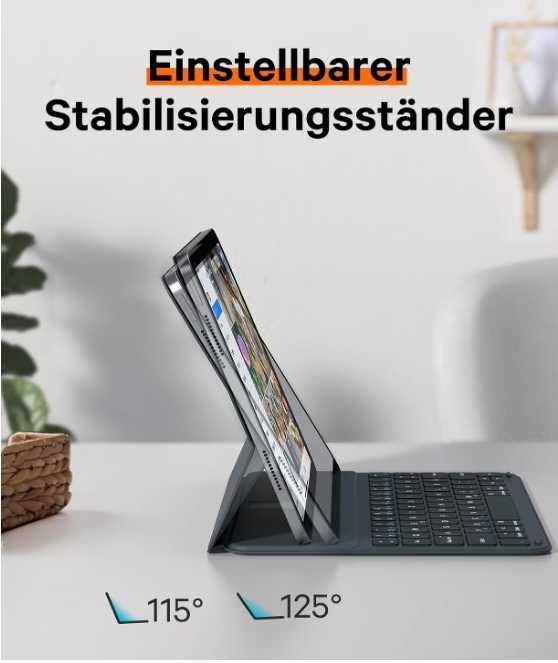Калъф CHESONA за iPad Air 2024 с клавиатура