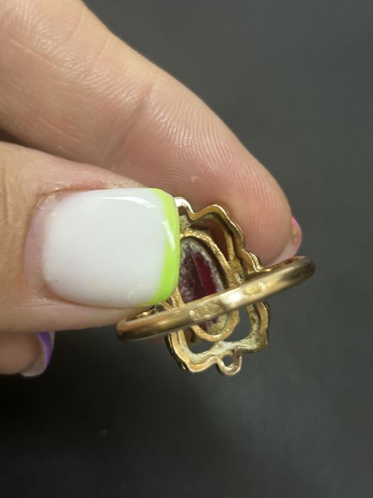 Кольцо золотое советское 583