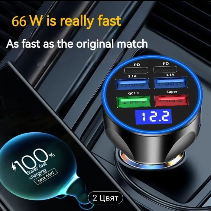 Бързо зарядно за кола