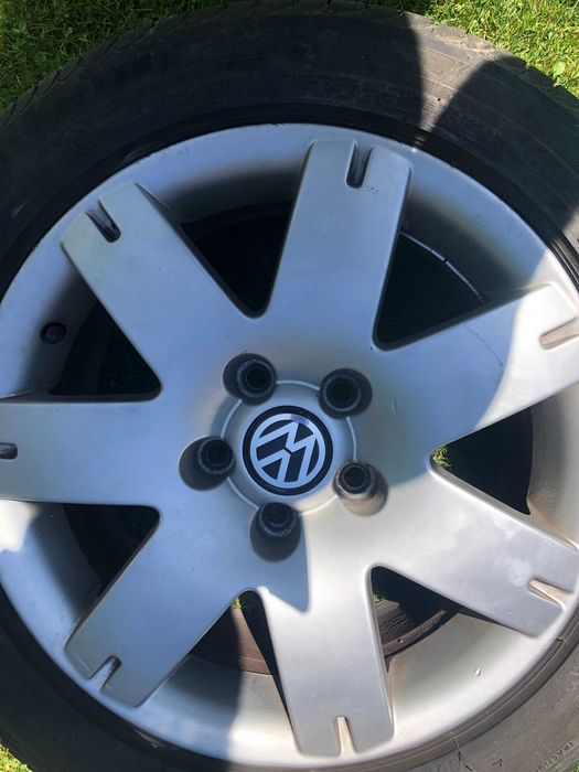 Jante OEM VW R16 + anvelope Bridgestone Turanza Runflat
