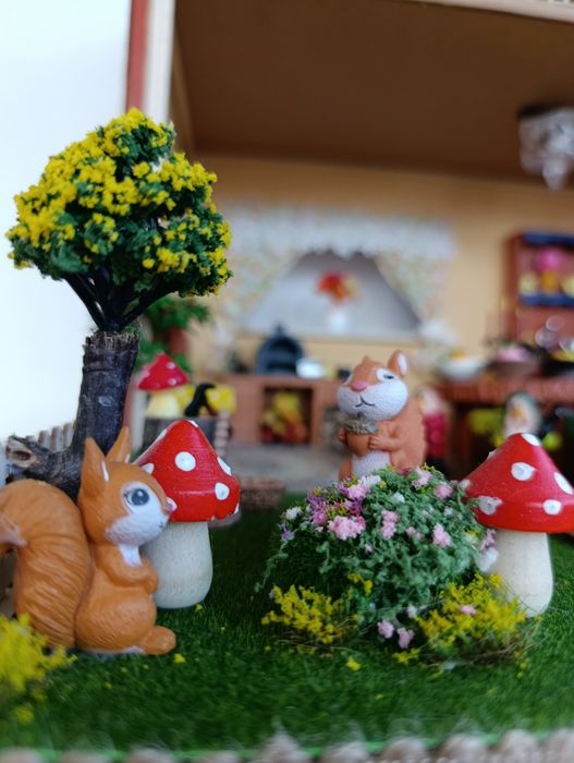 Ръчно изработена къща за кукли