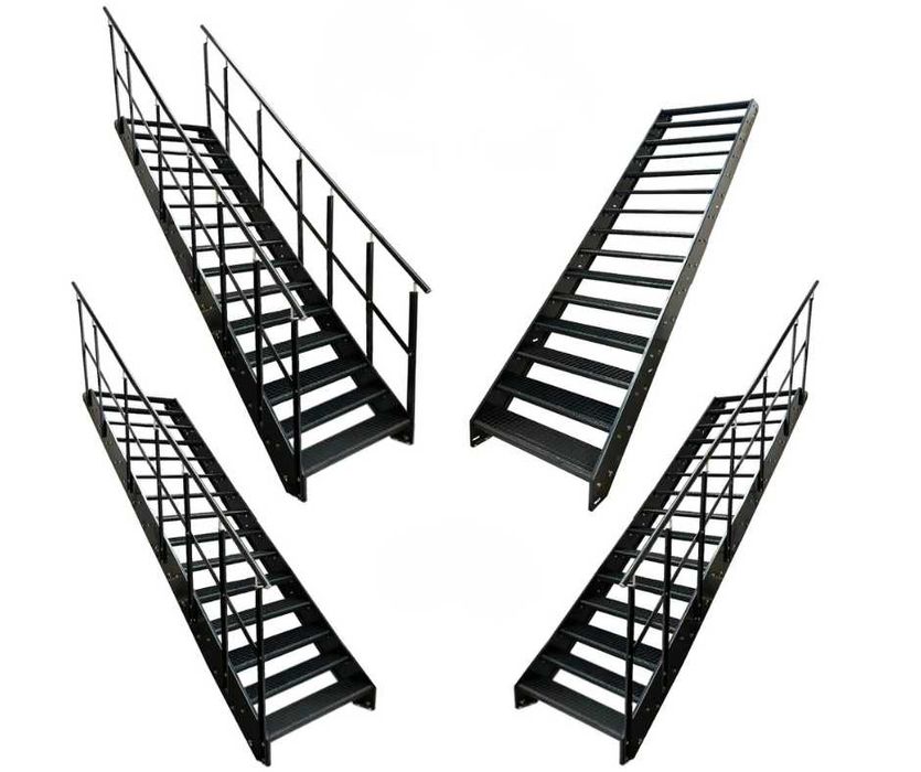 Метално стълбище 15 стъпала | Външни стълби | Поцинковано
