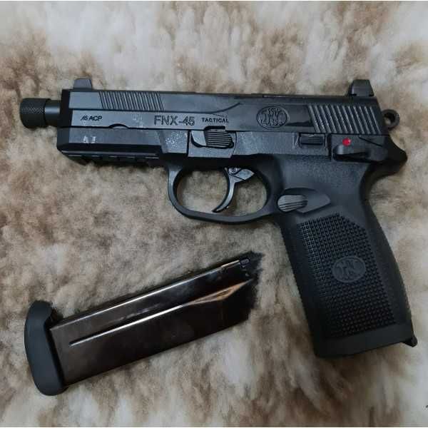 Pistol airsoft FN FNX .45 Tactical GBB greensas