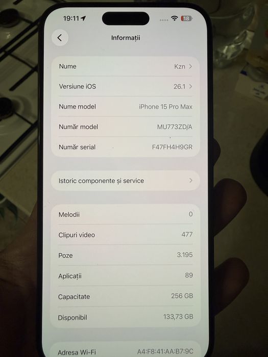 Iphone 15 Pro Max / impecabil