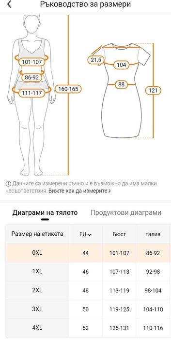 Дамска рокля 2ХЛ размер нова