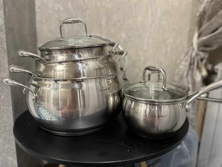 Набор кастрюль из нержавейки